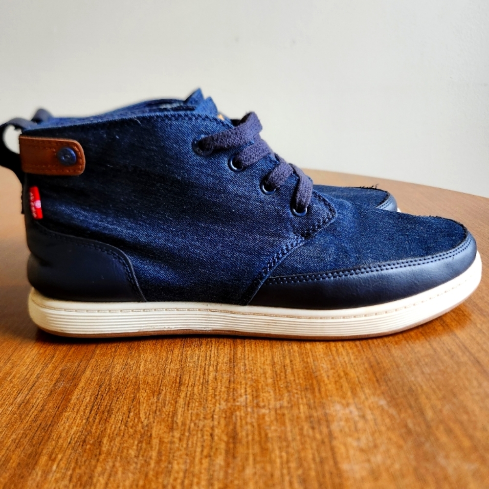 Denim Levi Shoes (Blue)(Size 10)